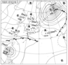 2014年9月19日21時 実況天気図