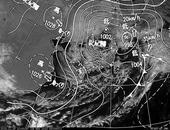 ひまわり6号可視画像・天気図合成 2013年11月19日12時JST