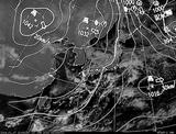 ひまわり7号可視画像・天気図合成 2014年1月17日12時JST