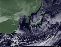 ひまわり7号可視画像 2014年1月19日12時JST