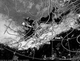 ひまわり7号可視画像・天気図合成 2014年3月2日12時JST