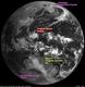 ひまわり7号可視赤外合成画像 2014年4月8日9時JST