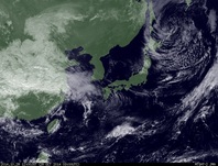 ひまわり7号可視画像 2014年10月29日12時JST