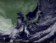 ひまわり7号可視画像 2014年12月27日12時JST