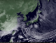 ひまわり7号可視画像 2015年1月13日12時JST