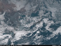 ひまわり8号可視画像 2015年12月31日12時JST