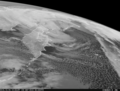 ひまわり8号赤外線画像 2016年12月29日15時JST