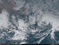 ひまわり8号可視画像 2017年1月9日12時JST