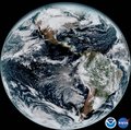 GOES-16可視画像 2017年1月15日18時07分UTC