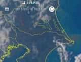 ひまわり8号可視画像 2015年9月12日8時37分30秒JST